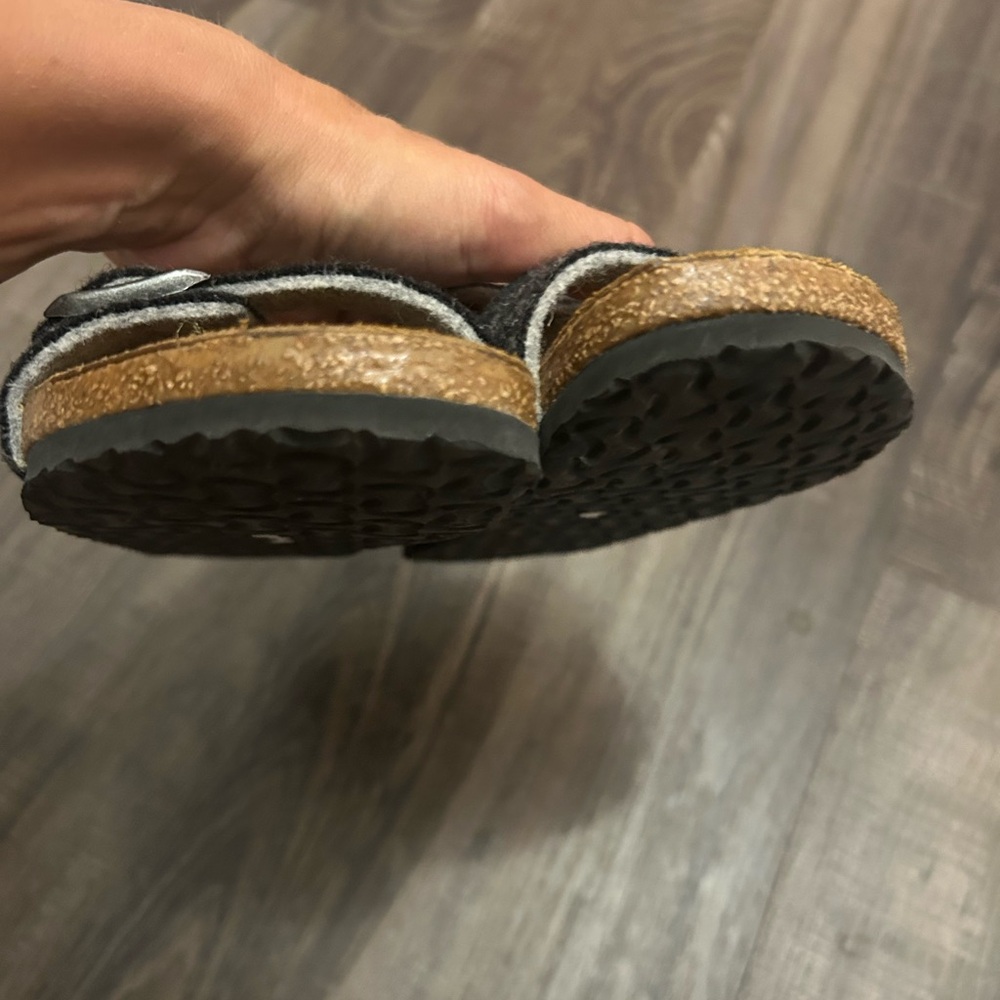 Birkenstock Kids blue gray Sandals size 1 - Picture 6 of 8